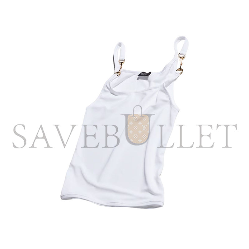 GUCCI VISCOSE CRÊPE JERSEY TOP WITH HORSEBIT 872686